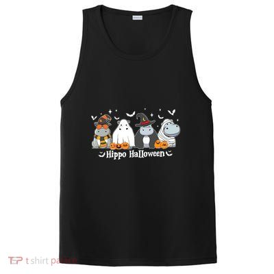 Cute Baby Hippo Moo Deng Fall PosiCharge Competitor Tank