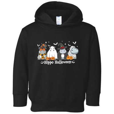 Cute Baby Hippo Moo Deng Fall Toddler Hoodie
