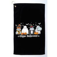 Cute Baby Hippo Moo Deng Fall Golf Towel