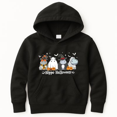 Cute Baby Hippo Moo Deng Fall Kids Hoodie