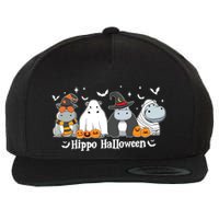 Cute Baby Hippo Moo Deng Fall Wool Snapback Cap