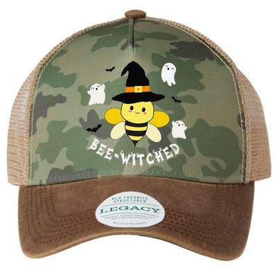 Cute Beekeeper Halloween Costume Funny Bee Pun Beewitched Legacy Tie Dye Trucker Hat