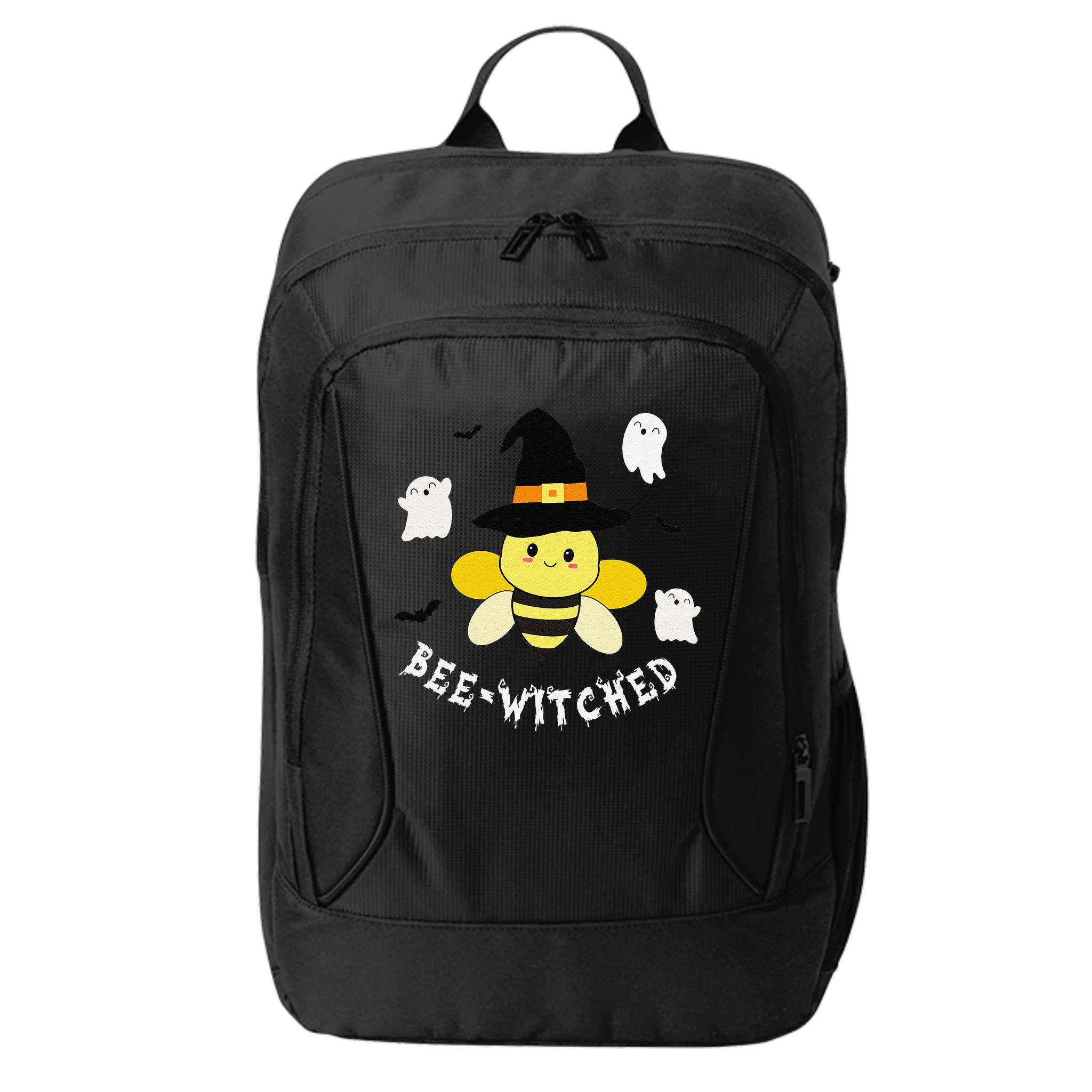 Cute Beekeeper Halloween Costume Funny Bee Pun Beewitched City Backpack