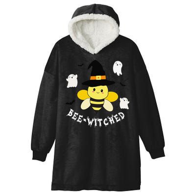 Cute Beekeeper Halloween Costume Funny Bee Pun Beewitched Hooded Wearable Blanket