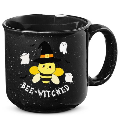 Cute Beekeeper Halloween Costume Funny Bee Pun Beewitched 15oz Campfire Ceramic Mug