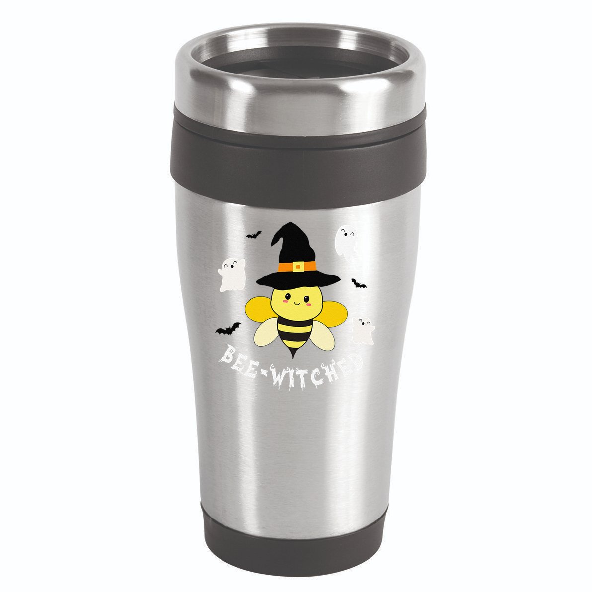 Cute Beekeeper Halloween Costume Funny Bee Pun Beewitched 16oz Travel Tumbler