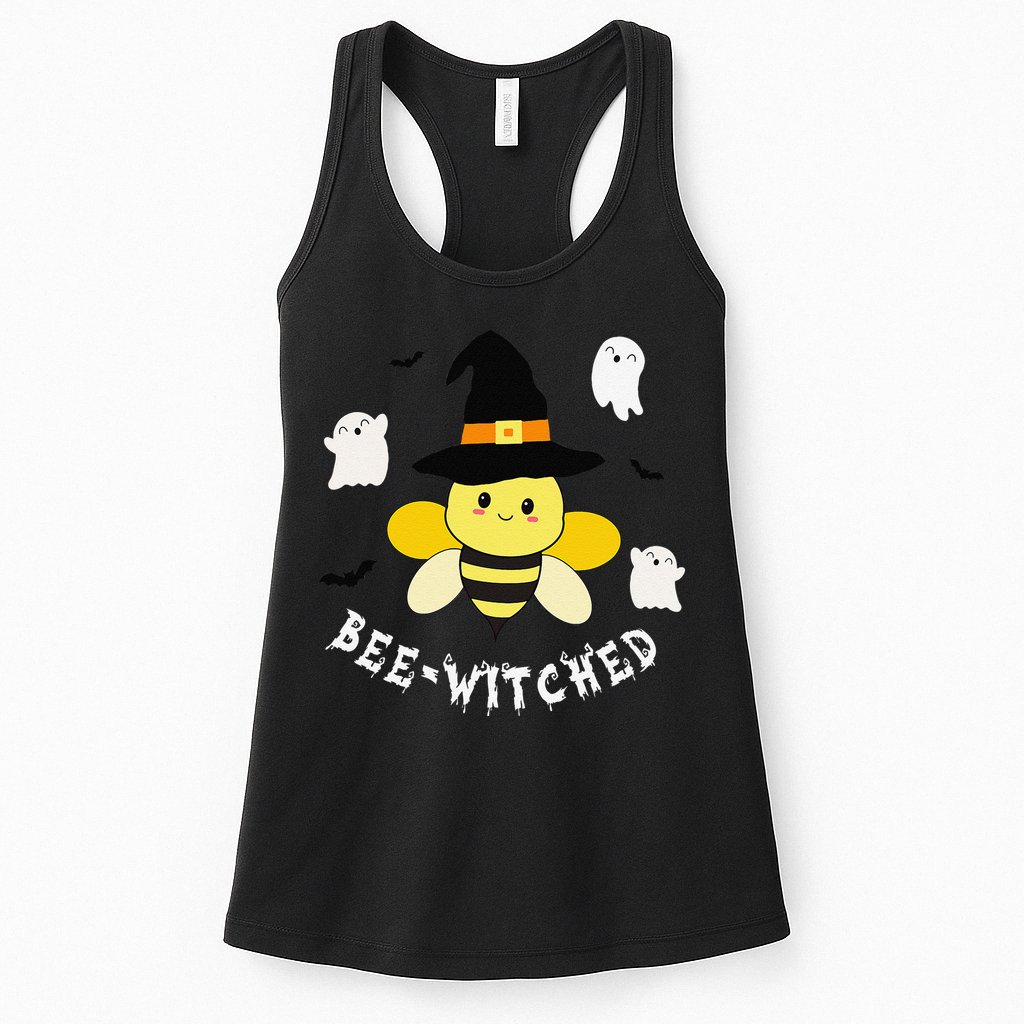 Cute Beekeeper Halloween Costume Funny Bee Pun Beewitched Womens Tank Top