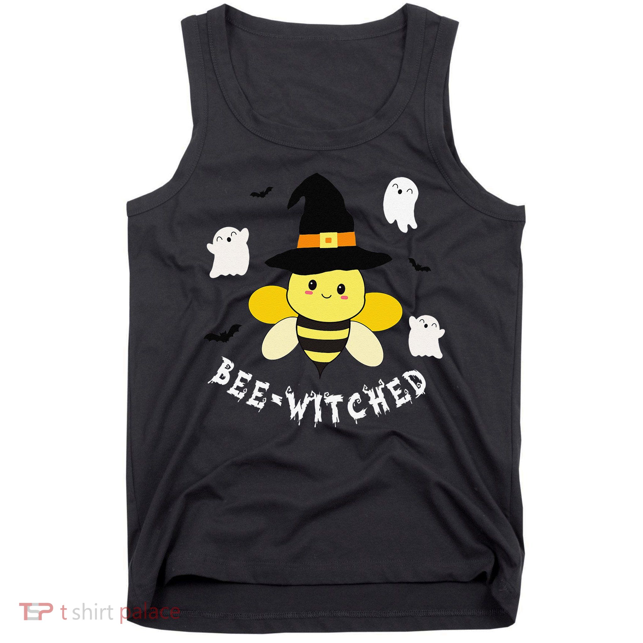 Cute Beekeeper Halloween Costume Funny Bee Pun Beewitched Tank Top
