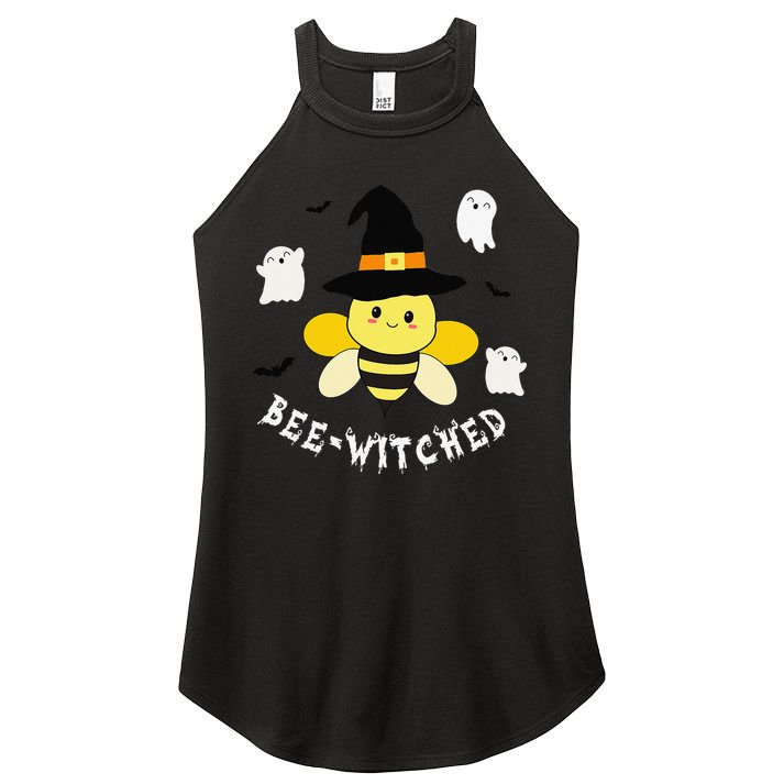 Cute Beekeeper Halloween Costume Funny Bee Pun Beewitched Women's Perfect Tri Rocker Tank