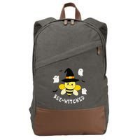 Cute Beekeeper Halloween Costume Funny Bee Pun Beewitched Cotton Canvas Backpack