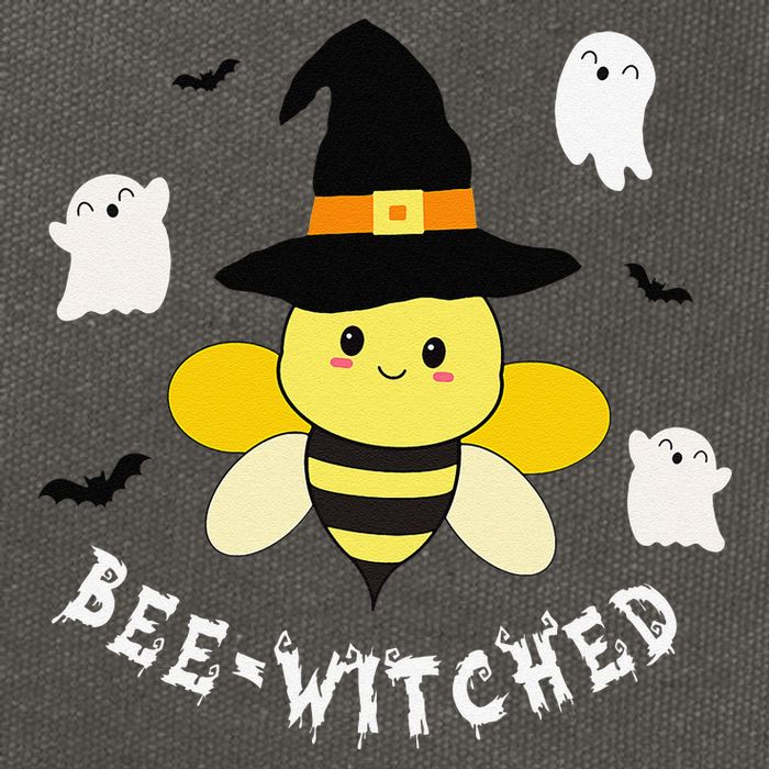 Cute Beekeeper Halloween Costume Funny Bee Pun Beewitched Cotton Canvas Backpack