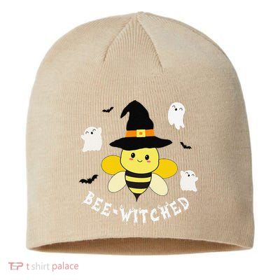Cute Beekeeper Halloween Costume Funny Bee Pun Beewitched Sustainable Beanie