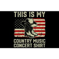 Cowboy Boots Hat This Is My Country Music Bumper Sticker