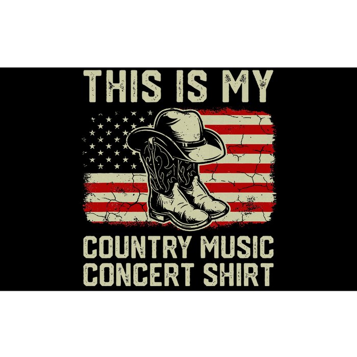 Cowboy Boots Hat This Is My Country Music Bumper Sticker