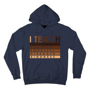 Celebrate Black History Month I Teach Black History Teacher Tall Hoodie