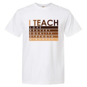 Celebrate Black History Month I Teach Black History Teacher Garment-Dyed Heavyweight T-Shirt