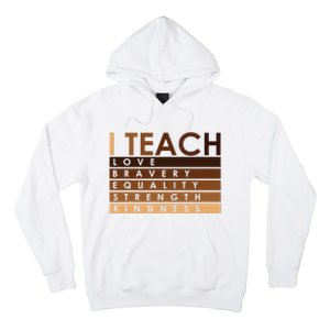 Celebrate Black History Month I Teach Black History Teacher Hoodie