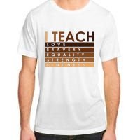 Celebrate Black History Month I Teach Black History Teacher Adult ChromaSoft Performance T-Shirt