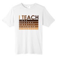 Celebrate Black History Month I Teach Black History Teacher Tall Fusion ChromaSoft Performance T-Shirt