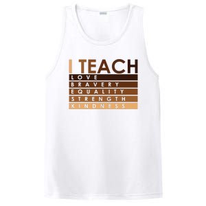 Celebrate Black History Month I Teach Black History Teacher PosiCharge Competitor Tank