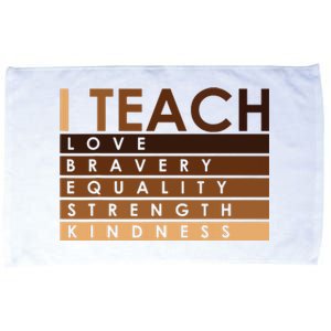 Celebrate Black History Month I Teach Black History Teacher Microfiber Hand Towel