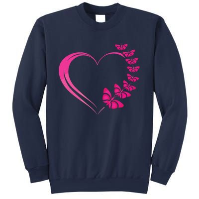 Cute Butterfly Heart Butterflies Sweatshirt