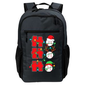 Christmas Baseball Ho Ho Ho Funny Xmas Sports Gift Daily Commute Backpack