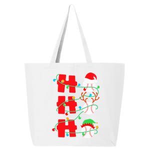 Christmas Baseball Ho Ho Ho Funny Xmas Sports Gift 25L Jumbo Tote