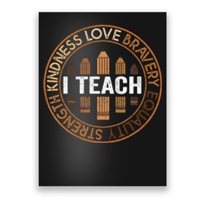 Celebrate Black History Month I Teach Black History Teacher Poster