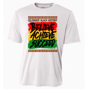 Celebrate Black History Believe Achieve Succeed Cooling Performance Crew T-Shirt