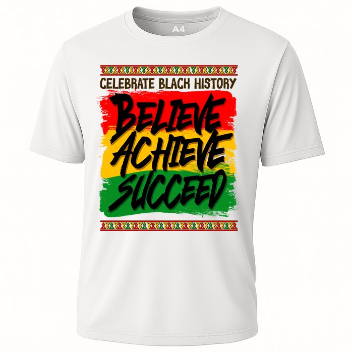 Celebrate Black History Believe Achieve Succeed Performance Shirt