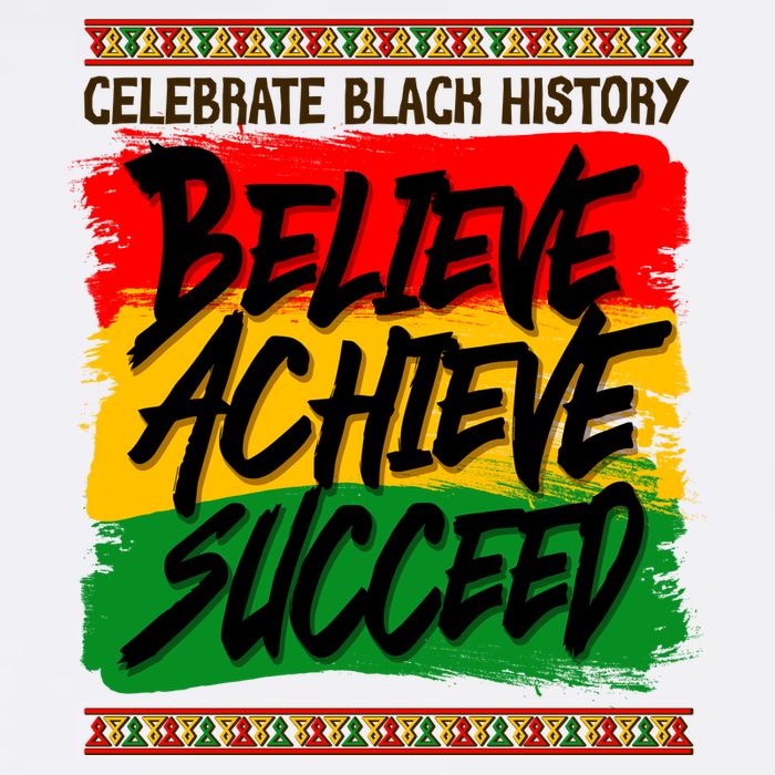 Celebrate Black History Believe Achieve Succeed Performance Shirt