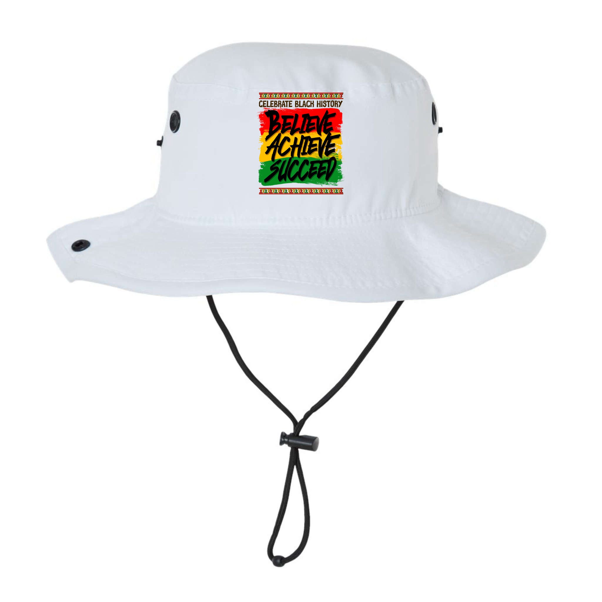 Celebrate Black History Believe Achieve Succeed Bucket Hat