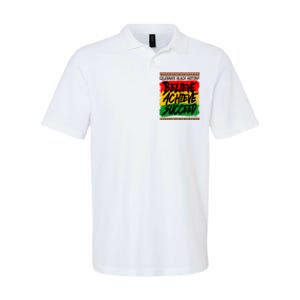 Celebrate Black History Believe Achieve Succeed Softstyle Adult Sport Polo