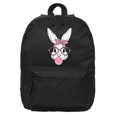 Cute Bunny Heart Glasses Bubblegum For Women Easter Day 16 in Basic Backpack