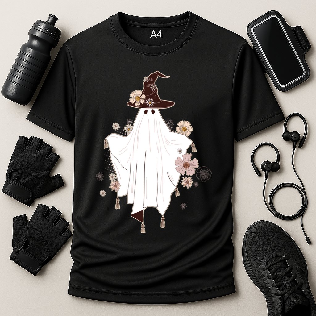Cute Boho Halloween Ghost Performance Shirt