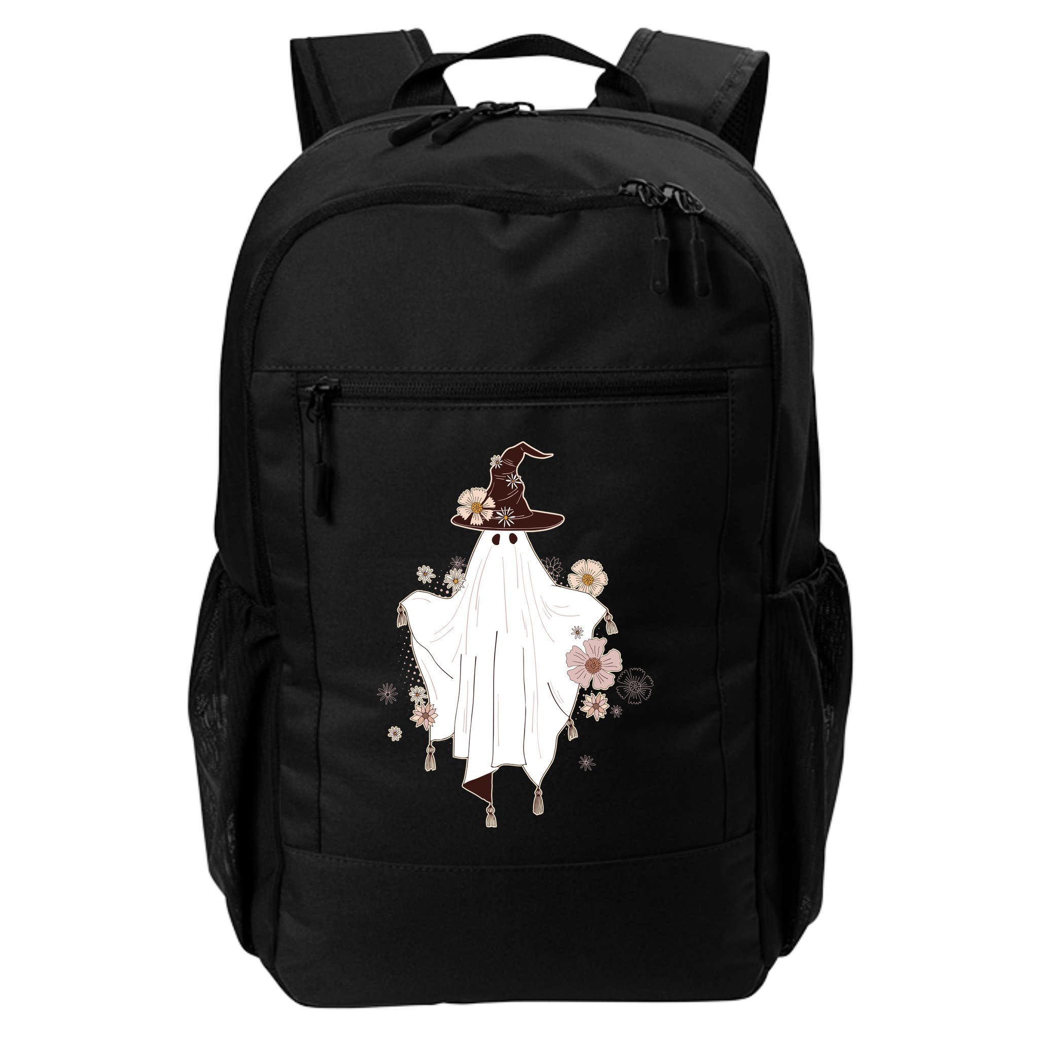 Cute Boho Halloween Ghost Backpack