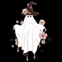 Cute Boho Halloween Ghost Backpack