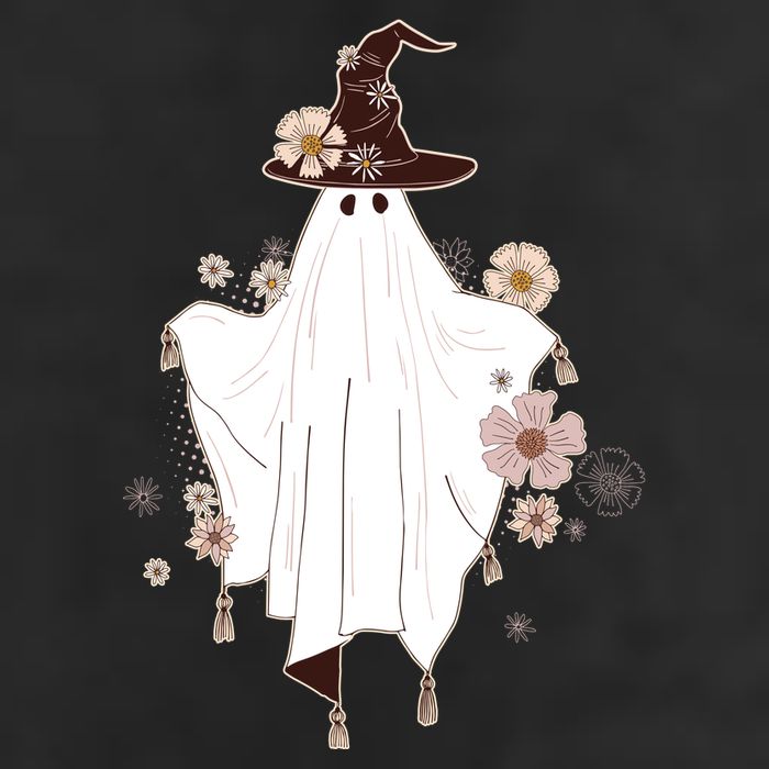 Cute Boho Halloween Ghost Adult Drive Performance Visor