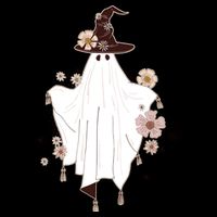 Cute Boho Halloween Ghost Mug