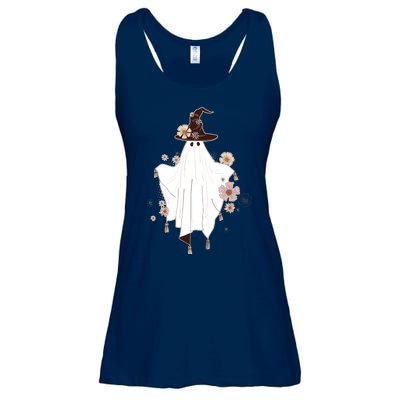 Cute Boho Halloween Ghost Ladies Essential Flowy Tank