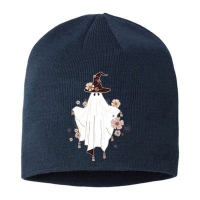 Cute Boho Halloween Ghost Sustainable Beanie