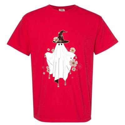 Cute Boho Halloween Ghost Garment-Dyed Heavyweight T-Shirt