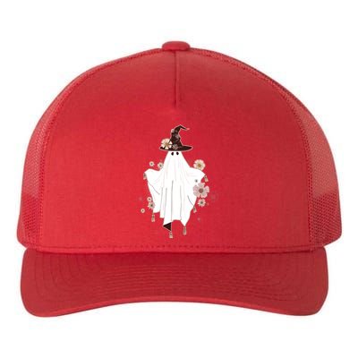 Cute Boho Halloween Ghost Yupoong Adult 5-Panel Trucker Hat