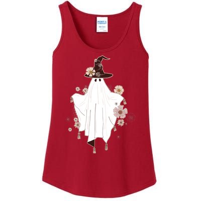 Cute Boho Halloween Ghost Ladies Essential Tank