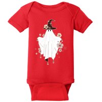 Cute Boho Halloween Ghost Baby Bodysuit