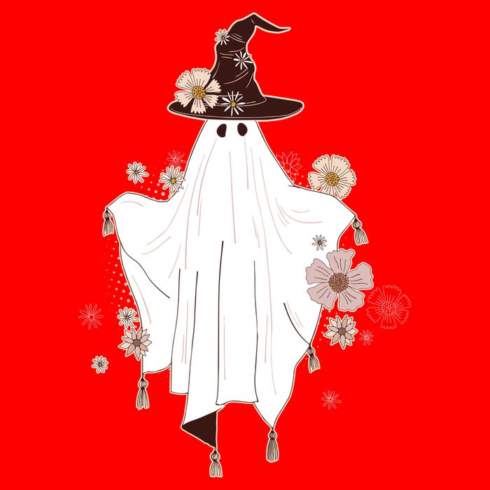 Cute Boho Halloween Ghost Baby Bodysuit