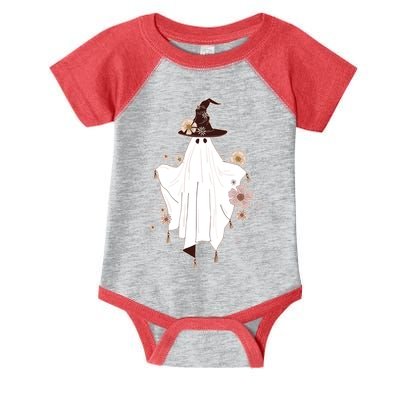 Cute Boho Halloween Ghost Infant Baby Jersey Bodysuit