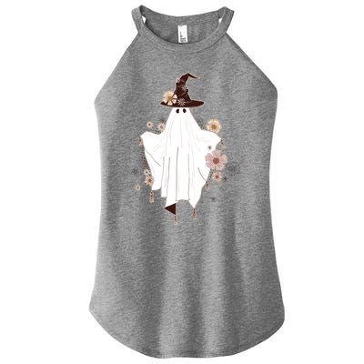 Cute Boho Halloween Ghost Women's Perfect Tri Rocker Tank