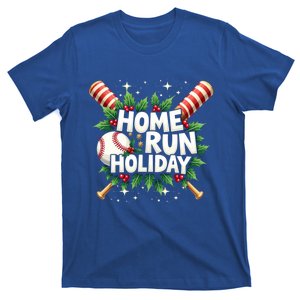 Christmas Baseball Homerun Holiday Xmas Baseball Player Gift T-Shirt